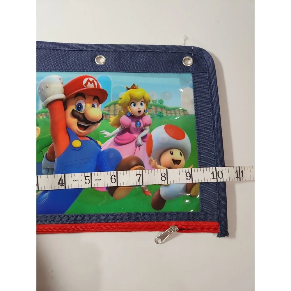 Nintendo Super Mario Backpack and Pencil Case Set Boys School Bag 16 Inch Black